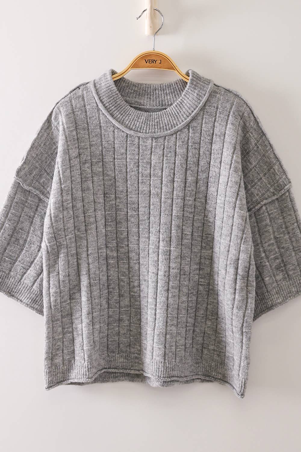 Allie Ribbed Knit Sweater