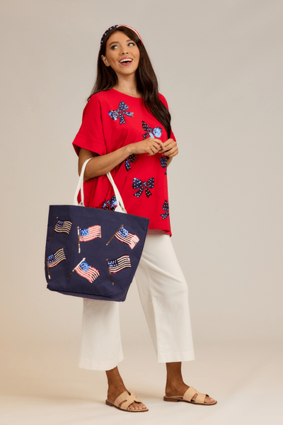 Mud Pie Americana Sparkle Tops