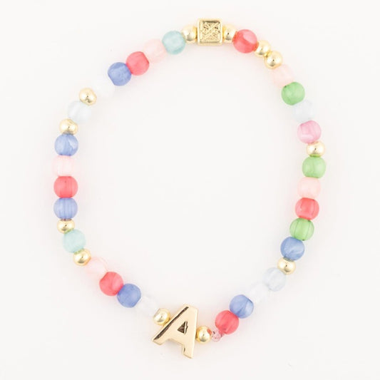 Michelle McDowell Girl Parker Initial Bracelet