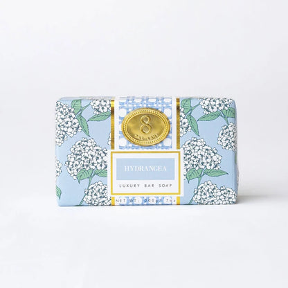Hydrangea Wrapped Bar Soap