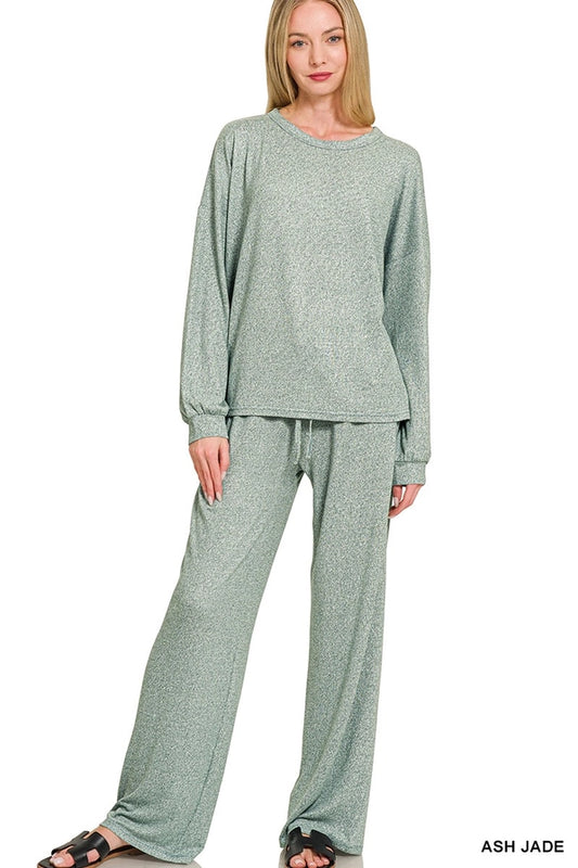 Ash Jade Kyla Hacci Long Sleeve Tee & Pants Set