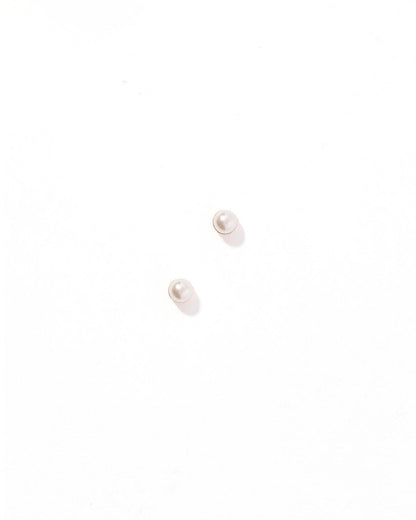 Payton Pearl White 3mm Screwback Stud Earrings