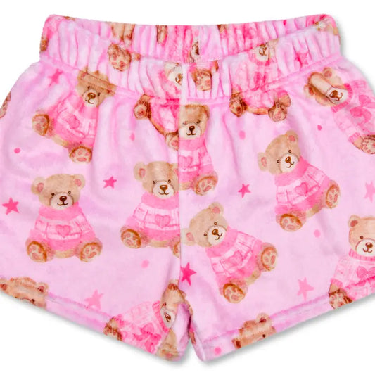 Youth Beary Cute Plush Shorts
