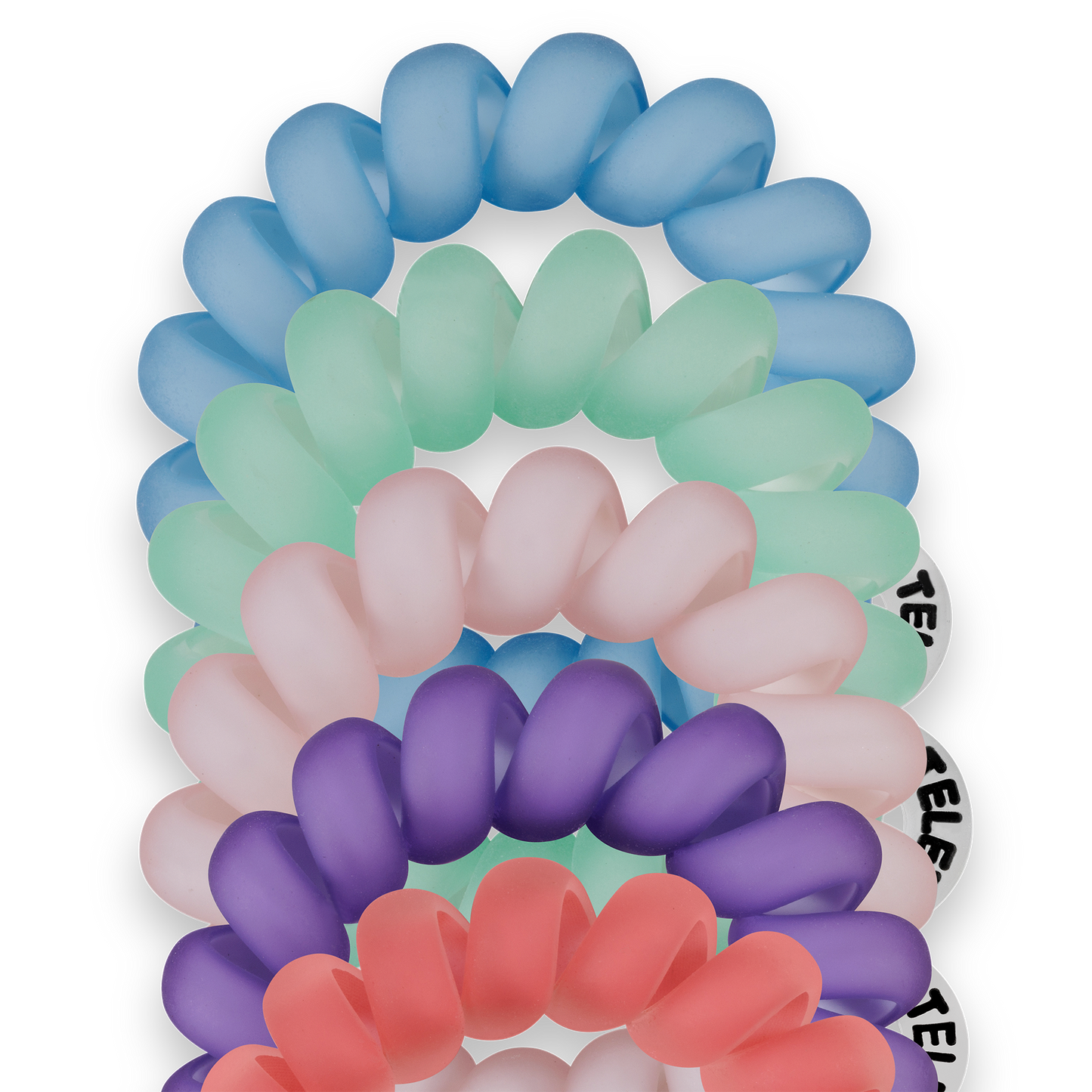 Spiral Hair Coils | Tiny | Color Rush