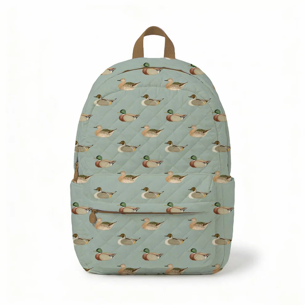 Hamner Hill Vintage Ducks Quilted Backpack