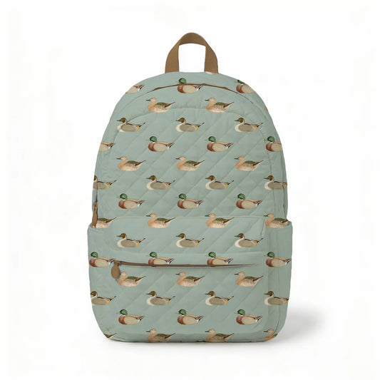 Hamner Hill Vintage Ducks Quilted Backpack