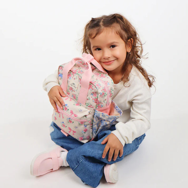 Itzy Bitzy Bag™ Toddler Backpack - Ribbons & Roses