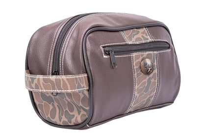 Brown & Tan Buck Camo Dopp Bag