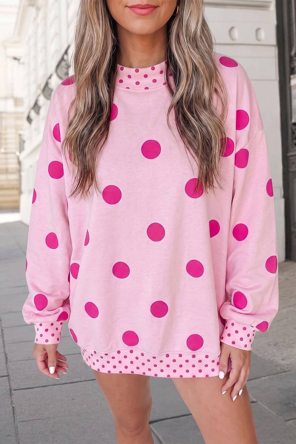 Dotty Darling Pullover