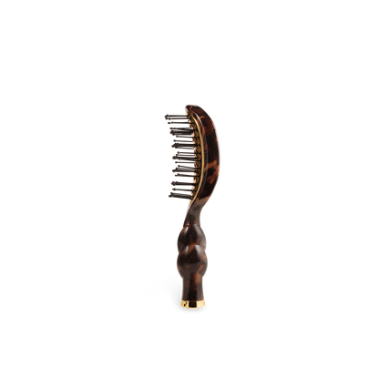 TELETIE Mini Vented Brush | Tortoise