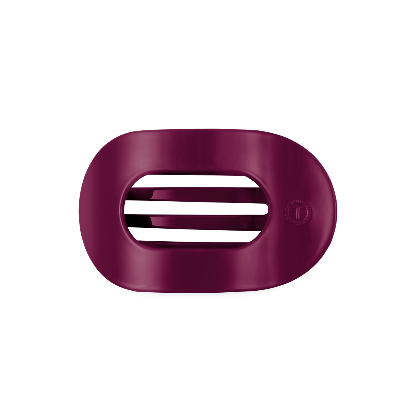 Round Flat TELETIE Clip | Medium | Mulberry