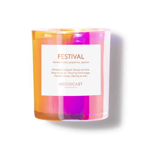 Festival Iridescent Candle