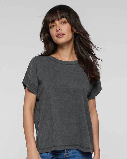 Black Vintage Wash Relaxed Tee