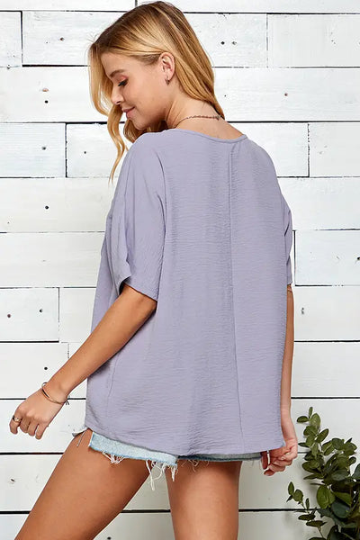 Dusty Lavender Meagan Blouse
