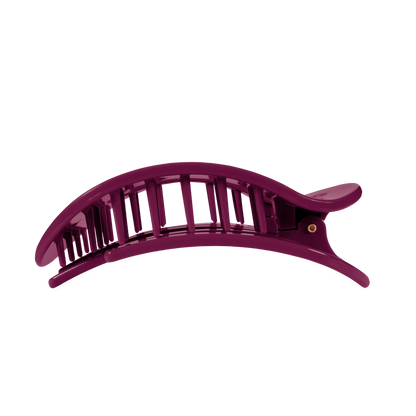 Round Flat TELETIE Clip | Large | Mulberry