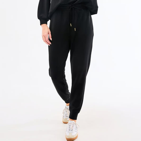 Black Cora Jogger Pants