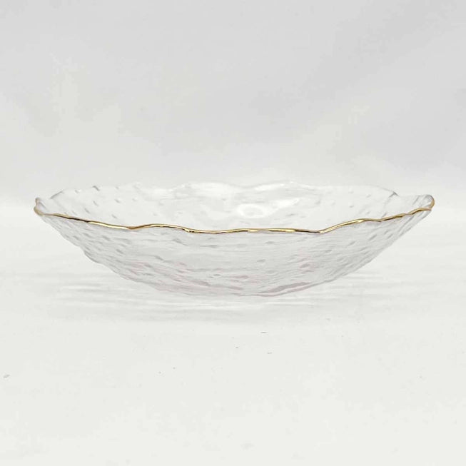 Gold & Clear Provence Serving Bowl