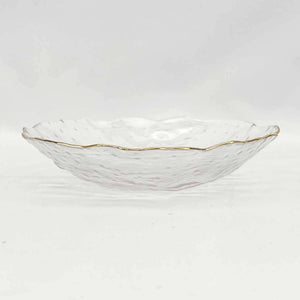 Gold & Clear Provence Serving Bowl