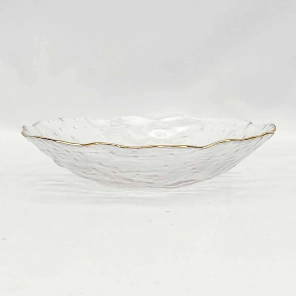 Gold & Clear Provence Serving Bowl