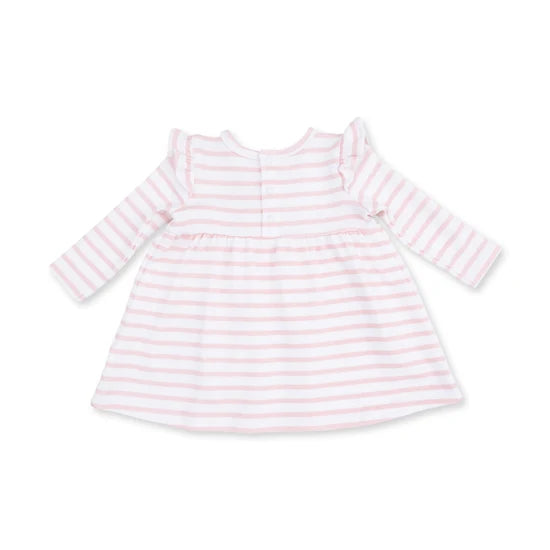 Angel Dear Stripe Puppy Ruffle Dress w/ Bloomers