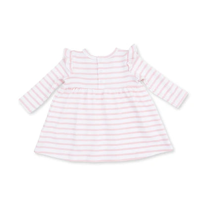 Angel Dear Stripe Puppy Ruffle Dress w/ Bloomers