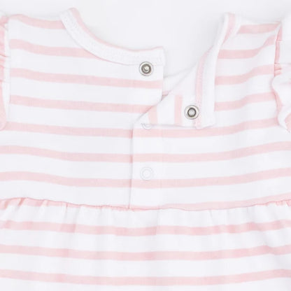Angel Dear Stripe Puppy Ruffle Dress w/ Bloomers