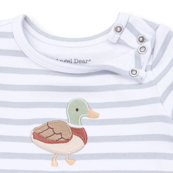 Angel Dear Mama Mallard Long Sleeve Romper