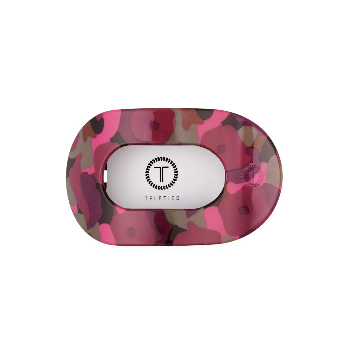 Round Flat TELETIE Clip | Medium | Garden Glam