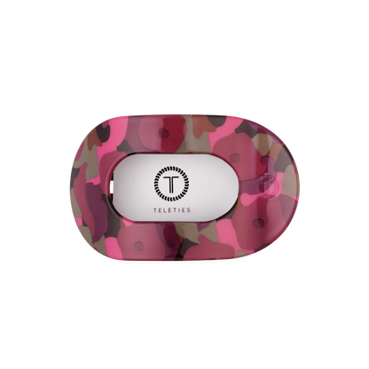 Round Flat TELETIE Clip | Medium | Garden Glam