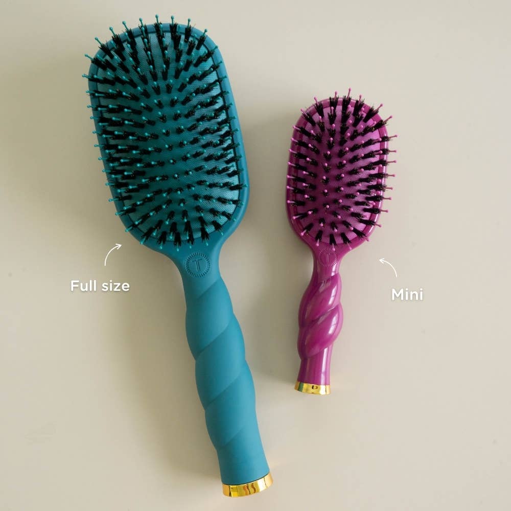 TELETIE Mini Vented Hair Brush | Mulberry