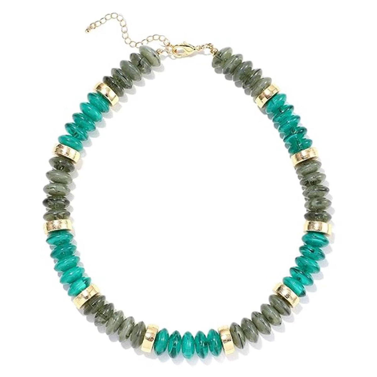 Natural Stone Beaded Necklace