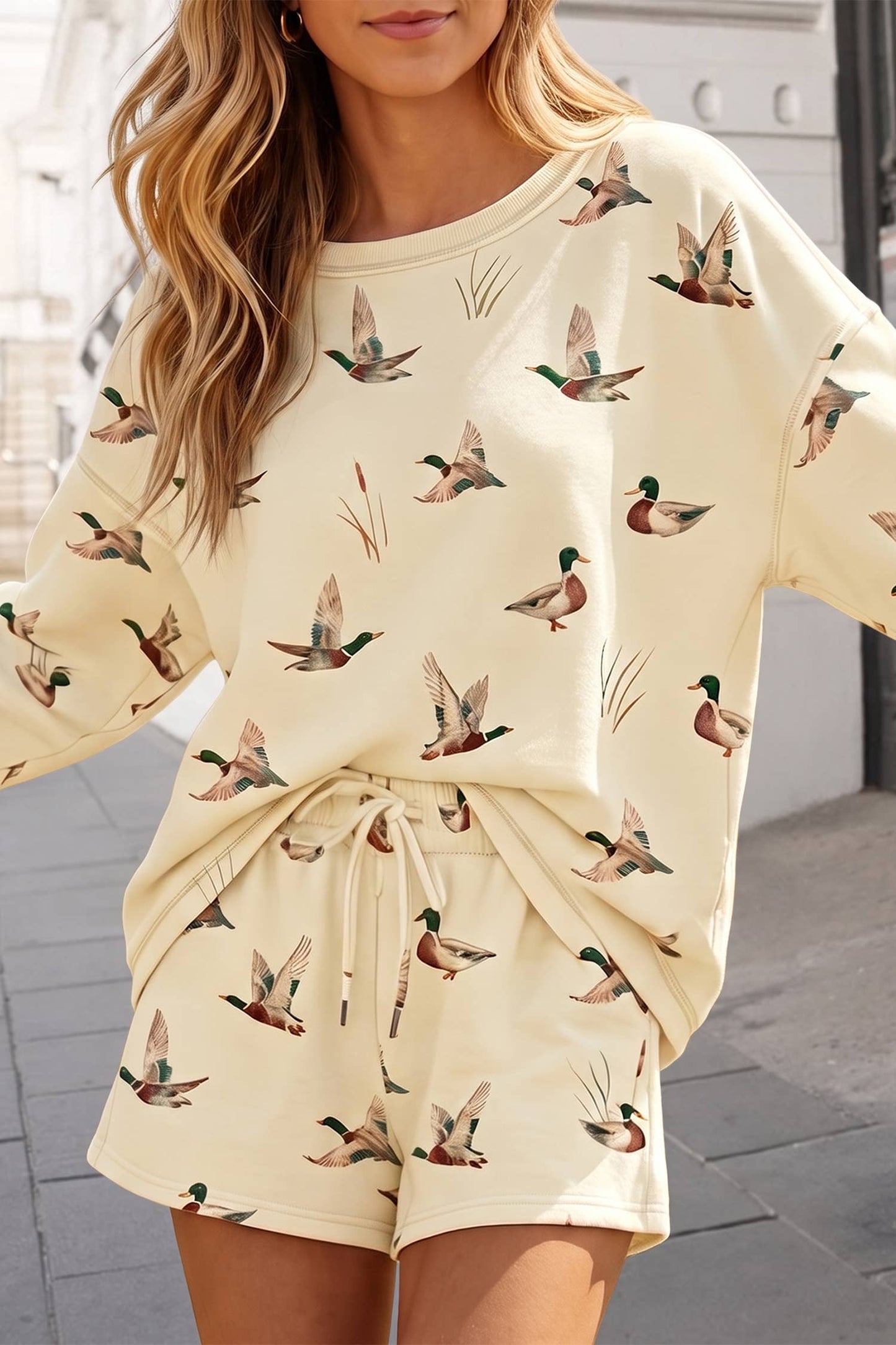 Mallard Long Sleeve Short Set