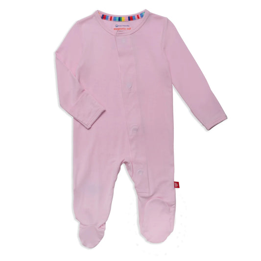 Magnetic Me Bermuda Breeze Pink Footie