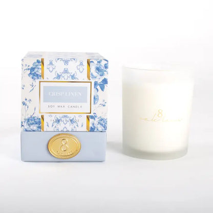 Crisp Linen 5.6oz Soy Candle