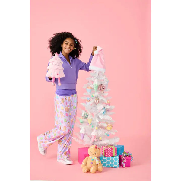 Youth Joyful Gingerbread Plush Pants