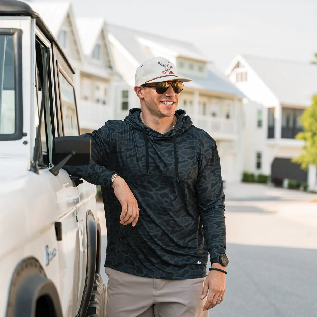 Black Camo Performance Hoodie