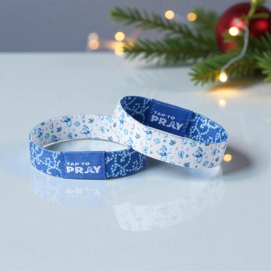 Tap To Pray™ Wristbands - Frosty Lights