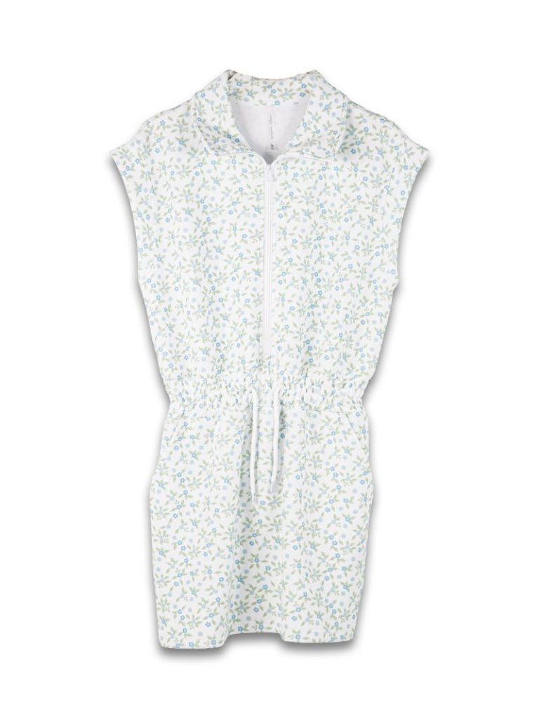 Rosebud Floral Cinched Lounge Dress