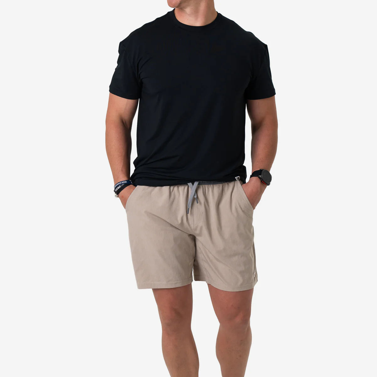 Heather Khaki with Venado Camo Liner Athletic Shorts