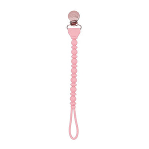 Sweetie Strap™ - Beaded Pacifier Clip - Pink