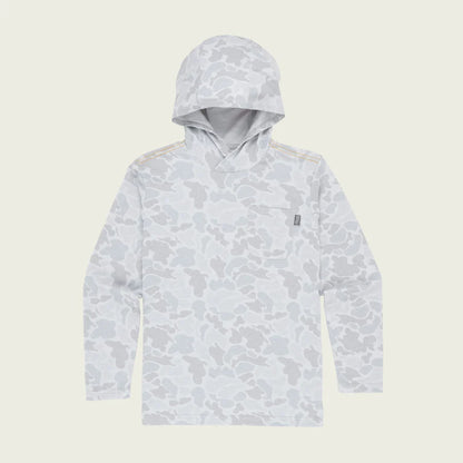 Youth Gray Camo Buxton Tech Hoodie