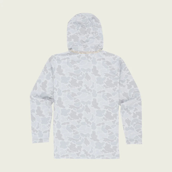 Youth Gray Camo Buxton Tech Hoodie