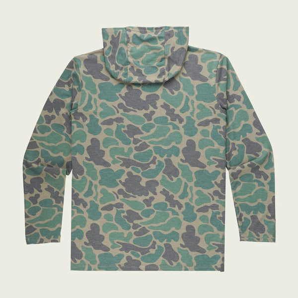 Youth Green Mallard Camo Buxton Tech Hoodie