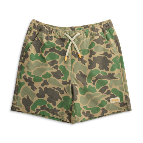 Youth Green Mallard Camo Fulton Volley Shorts