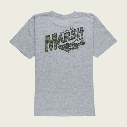 Youth Athletic Heather Sunrise Marsh Short Sleeve T-Shirt