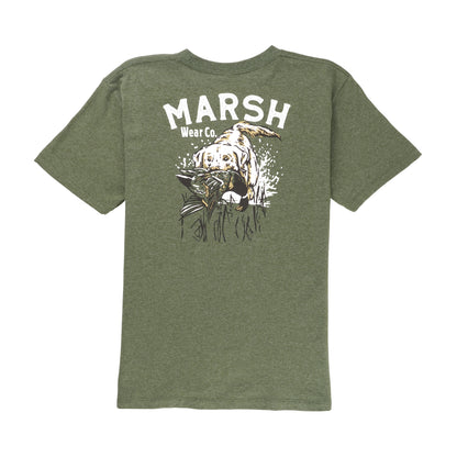 Youth Forest Heather Red Catch Short Sleeve T-Shirt