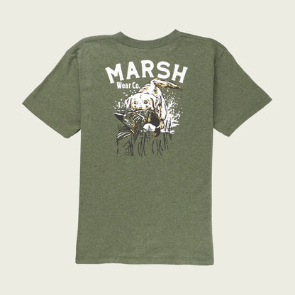 Youth Forest Heather Red Catch Short Sleeve T-Shirt