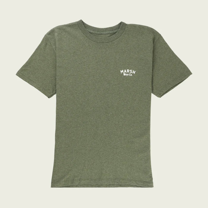 Youth Forest Heather Red Catch Short Sleeve T-Shirt
