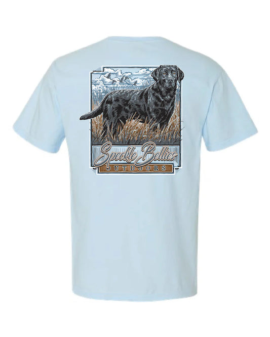 Chambray Black Lab Short Sleeve