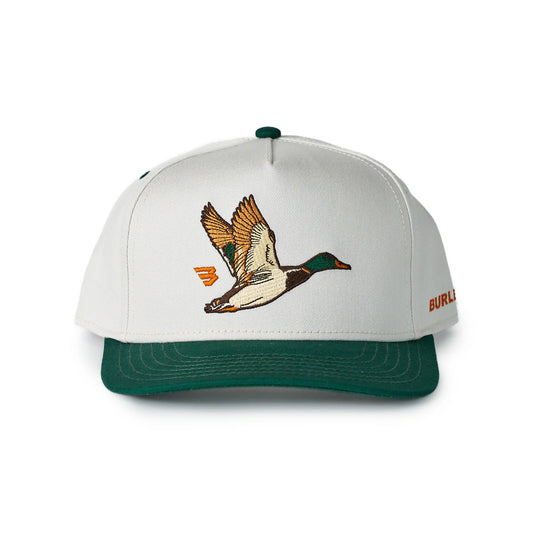 Cream & Green Flying Duck Cap